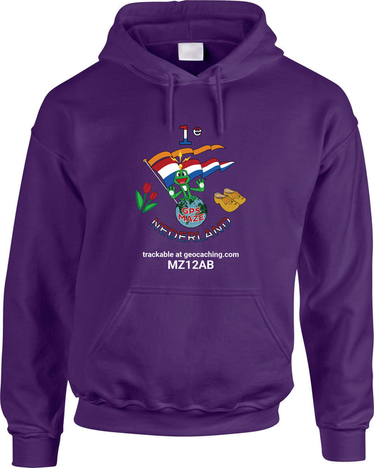 1. GPS-Maze Niederlande Kapuzenpullover